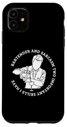 Barkeeper und Sarkasmus Lustiges Barkeeper Hülle für iPhone 11 Barkeeper und Sarkasmus Lustiges Barkeeper Hülle für iPhone 11 von Bartender Accessories And Bar Tending Designs