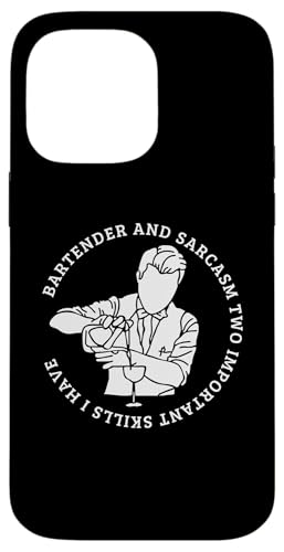 Barkeeper und Sarkasmus Lustiges Barkeeper Hülle für iPhone 14 Pro Max Barkeeper und Sarkasmus Lustiges Barkeeper Hülle für iPhone 14 Pro Max von Bartender Accessories And Bar Tending Designs