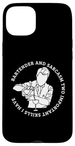 Barkeeper und Sarkasmus Lustiges Barkeeper Hülle für iPhone 15 Plus Barkeeper und Sarkasmus Lustiges Barkeeper Hülle für iPhone 15 Plus von Bartender Accessories And Bar Tending Designs