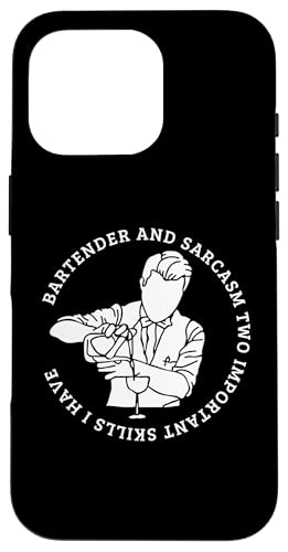 Barkeeper und Sarkasmus Lustiges Barkeeper Hülle für iPhone 16 Pro Barkeeper und Sarkasmus Lustiges Barkeeper Hülle für iPhone 16 Pro von Bartender Accessories And Bar Tending Designs