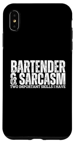 Barkeeper und Sarkasmus Lustiges Barkeeper Hülle für iPhone XS Max Barkeeper und Sarkasmus Lustiges Barkeeper Hülle für iPhone XS Max von Bartender Accessories And Bar Tending Designs