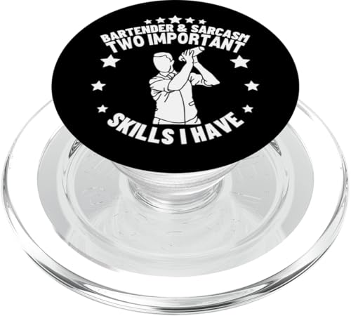 Barkeeper und Sarkasmus Lustiges Barkeeper PopSockets PopGrip für MagSafe Barkeeper und Sarkasmus Lustiges Barkeeper PopSockets PopGrip für MagSafe von Bartender Accessories And Bar Tending Designs