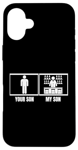 Lustiger Barkeeper mit Aufschrift "Your Son My Son Bartending Dad Mom" Hülle für iPhone 16 Plus Lustiger Barkeeper mit Aufschrift "Your Son My Son Bartending Dad Mom" Hülle für iPhone 16 Plus von Bartender Accessories And Bar Tending Designs