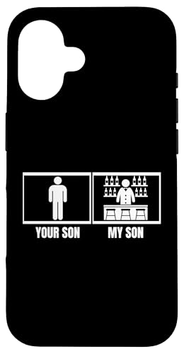 Lustiger Barkeeper mit Aufschrift "Your Son My Son Bartending Dad Mom" Hülle für iPhone 16 Lustiger Barkeeper mit Aufschrift "Your Son My Son Bartending Dad Mom" Hülle für iPhone 16 von Bartender Accessories And Bar Tending Designs