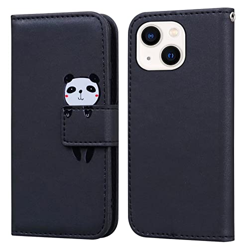 Bartern Handyhülle für Apple iPhone 13 Mini,iPhone 13 Mini Hülle,Karikatur Panda PU Leder Klappbar Wallet Schutzhülle Tasche Klapphülle mit Magnetisch Kartenfach Standfunktion,Schwarz Bartern Handyhülle für Apple iPhone 13 Mini,iPhone 13 Mini Hülle,Karikatur Panda PU Leder Klappbar Wallet Schutzhülle Tasche Klapphülle mit Magnetisch Kartenfach Standfunktion,Schwarz von Bartern