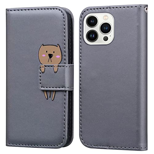 Bartern Handyhülle für Apple iPhone 13 Pro,iPhone 13 Pro Hülle,Karikatur Bärin PU Leder Klappbar Wallet Schutzhülle Tasche Klapphülle mit Magnetisch Kartenfach Standfunktion,Grau Bartern Handyhülle für Apple iPhone 13 Pro,iPhone 13 Pro Hülle,Karikatur Bärin PU Leder Klappbar Wallet Schutzhülle Tasche Klapphülle mit Magnetisch Kartenfach Standfunktion,Grau von Bartern