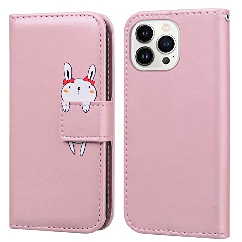 Bartern Handyhülle für Apple iPhone 13 Pro Max,iPhone 13 Pro Max Hülle,Karikatur Hase PU Leder Klappbar Wallet Schutzhülle Tasche Klapphülle mit Magnetisch Kartenfach Standfunktion,Rosa Bartern Handyhülle für Apple iPhone 13 Pro Max,iPhone 13 Pro Max Hülle,Karikatur Hase PU Leder Klappbar Wallet Schutzhülle Tasche Klapphülle mit Magnetisch Kartenfach Standfunktion,Rosa von Bartern