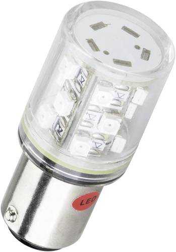 Barthelme 52160211 LED-Signalleuchte Rot BA15d 24 V/DC, 24 V/AC 10lm von Barthelme