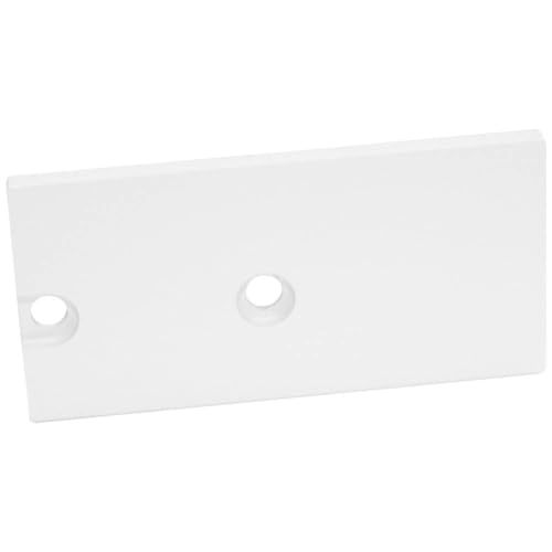 Barthelme 62399536_9010 BARdolino Muro Endkappen-Set Aluminium (L x B x H) 2 x 18.4 x 37.3mm 2St. von Barthelme