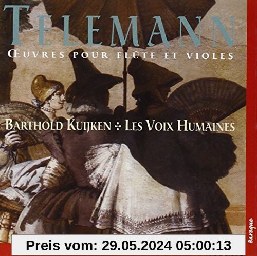 Telemann:Werke für Flöte von Barthold Kuijken