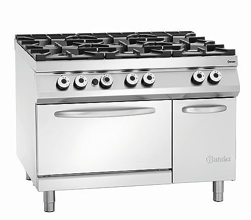 Bartscher 6 Flammen Gasherd 900 Master mit Gasbackofen 2/1 GN und Neutralschrank | Gastronomiebedarf Bartscher 6 Flammen Gasherd 900 Master mit Gasbackofen 2/1 GN und Neutralschrank | Gastronomiebedarf von Bartscher