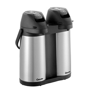 Bartscher Isolierkannen Duo 1,9L-ST schwarz, silber 2x 1,9 l Bartscher Isolierkannen Duo 1,9L-ST schwarz, silber 2x 1,9 l von Bartscher