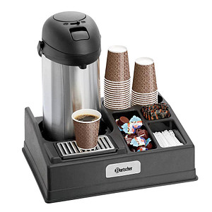 Bartscher Kaffeestation 1190 schwarz 44,0 x 34,0 cm von Bartscher