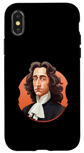 Baruch Spinoza Comic Hülle für iPhone X/XS Baruch Spinoza Comic Hülle für iPhone X/XS von Baruch Spinoza Philosophy Art Designs