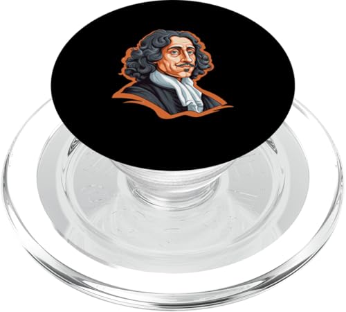 Baruch Spinoza Comic PopSockets PopGrip für MagSafe Baruch Spinoza Comic PopSockets PopGrip für MagSafe von Baruch Spinoza Philosophy Art Designs
