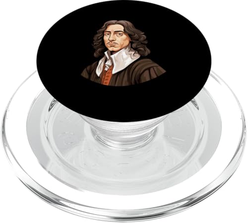 Baruch Spinoza Comic PopSockets PopGrip für MagSafe Baruch Spinoza Comic PopSockets PopGrip für MagSafe von Baruch Spinoza Philosophy Art Designs