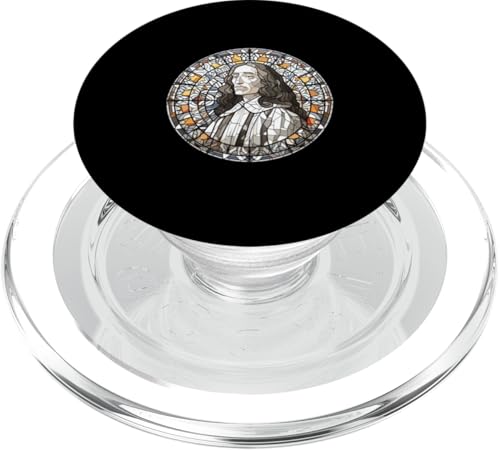 Baruch Spinoza Glasmalerei PopSockets PopGrip für MagSafe Baruch Spinoza Glasmalerei PopSockets PopGrip für MagSafe von Baruch Spinoza Philosophy Art Designs