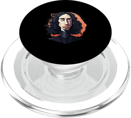 Baruch Spinoza Karikatur PopSockets PopGrip für MagSafe Baruch Spinoza Karikatur PopSockets PopGrip für MagSafe von Baruch Spinoza Philosophy Art Designs