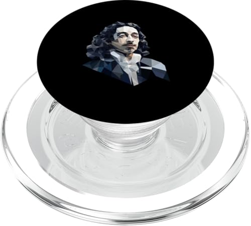 Baruch Spinoza Low Poly Art PopSockets PopGrip für MagSafe Baruch Spinoza Low Poly Art PopSockets PopGrip für MagSafe von Baruch Spinoza Philosophy Art Designs