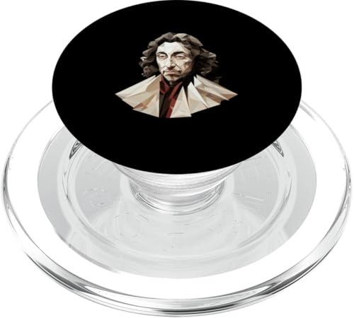 Baruch Spinoza Origami PopSockets PopGrip für MagSafe Baruch Spinoza Origami PopSockets PopGrip für MagSafe von Baruch Spinoza Philosophy Art Designs