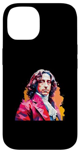 Baruch Spinoza Pop-Art Hülle für iPhone 14 von Baruch Spinoza Philosophy Art Designs