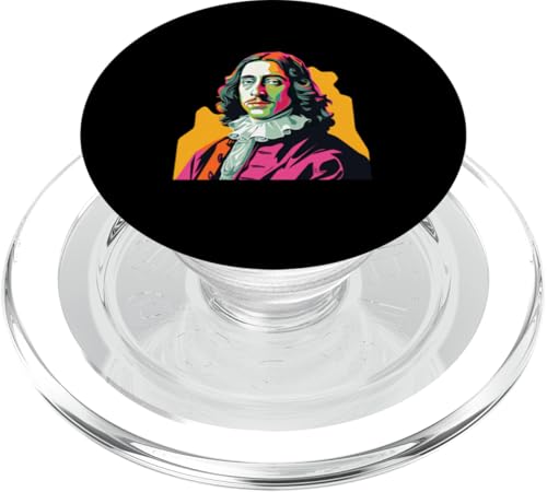 Baruch Spinoza Pop-Art PopSockets PopGrip für MagSafe Baruch Spinoza Pop-Art PopSockets PopGrip für MagSafe von Baruch Spinoza Philosophy Art Designs
