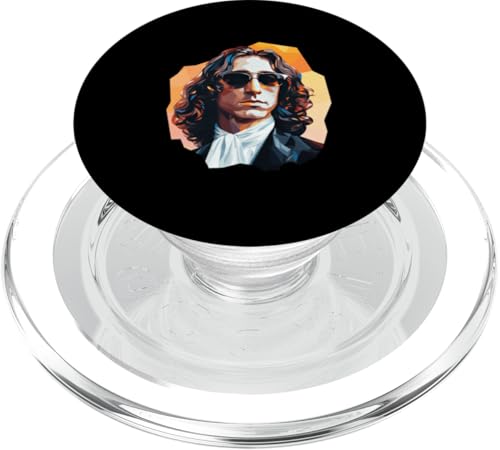 Baruch Spinoza mit Sonnenbrille PopSockets PopGrip für MagSafe Baruch Spinoza mit Sonnenbrille PopSockets PopGrip für MagSafe von Baruch Spinoza Philosophy Art Designs