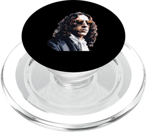 Baruch Spinoza mit Sonnenbrille PopSockets PopGrip für MagSafe Baruch Spinoza mit Sonnenbrille PopSockets PopGrip für MagSafe von Baruch Spinoza Philosophy Art Designs