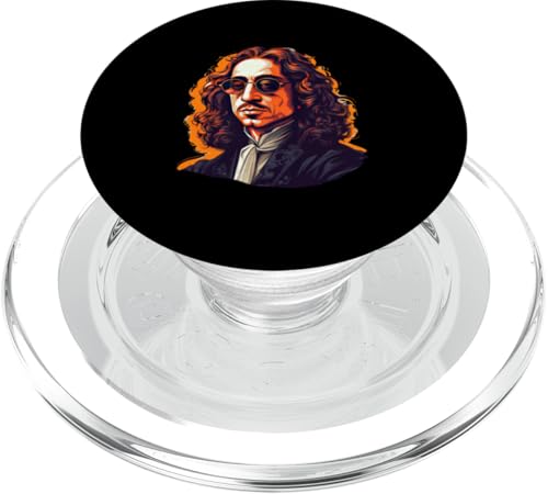 Baruch Spinoza mit Sonnenbrille PopSockets PopGrip für MagSafe Baruch Spinoza mit Sonnenbrille PopSockets PopGrip für MagSafe von Baruch Spinoza Philosophy Art Designs