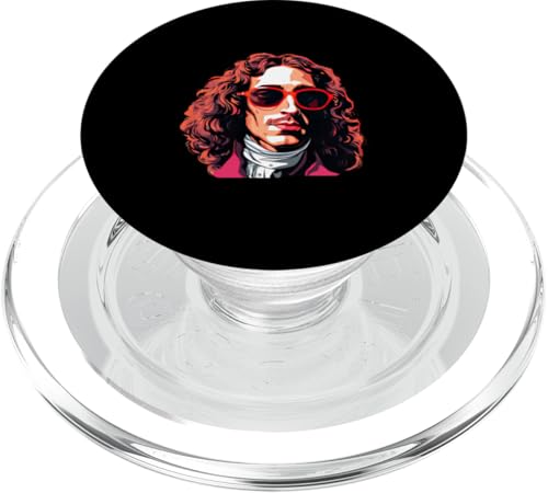 Baruch Spinoza mit Sonnenbrille PopSockets PopGrip für MagSafe Baruch Spinoza mit Sonnenbrille PopSockets PopGrip für MagSafe von Baruch Spinoza Philosophy Art Designs