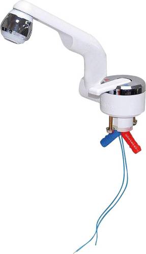 Barwig 20000-230 Einhebel-Mischarmatur Schlauch-Anschluss 10mm Weiß, Chrom von Barwig