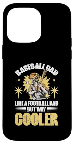Vatertag Baseball Dad Parent Hülle für iPhone 14 Pro Max von Baseball Dad Gifts for Men