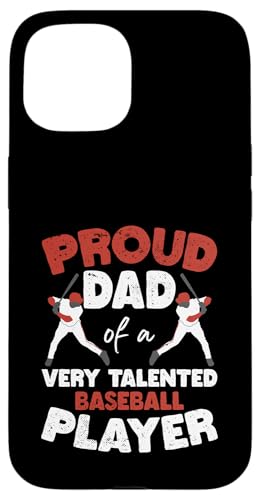 Vatertag Baseball Dad Parent Hülle für iPhone 15 von Baseball Dad Gifts for Men