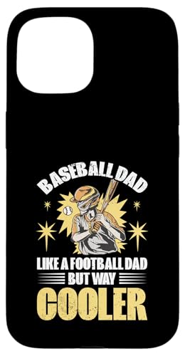 Vatertag Baseball Dad Parent Hülle für iPhone 15 von Baseball Dad Gifts for Men