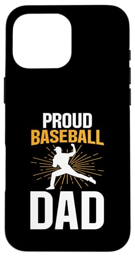 Vatertag Baseball Dad Parent Hülle für iPhone 16 Pro Max von Baseball Dad Gifts for Men
