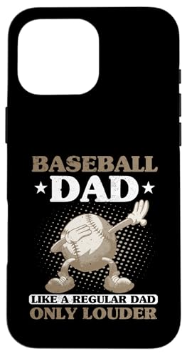 Vatertag Baseball Dad Parent Hülle für iPhone 16 Pro Max von Baseball Dad Gifts for Men