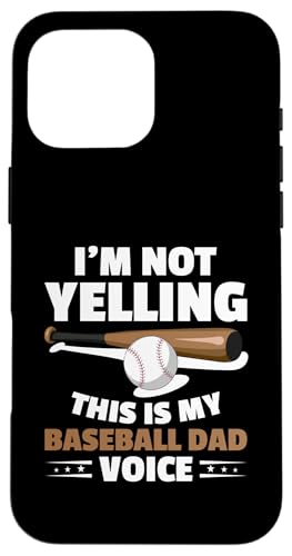 Vatertag Baseball Dad Parent Hülle für iPhone 16 Pro Max von Baseball Dad Gifts for Men