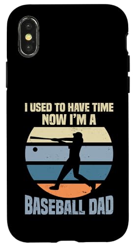Vatertag Baseball Dad Parent Hülle für iPhone X/XS von Baseball Dad Gifts for Men