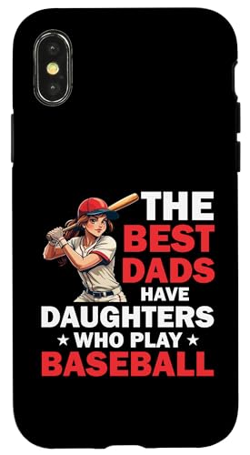 Vatertag Baseball Dad Parent Hülle für iPhone X/XS von Baseball Dad Gifts for Men