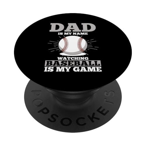 Vatertag Baseball Dad Parent PopSockets Klebender PopGrip von Baseball Dad Gifts for Men