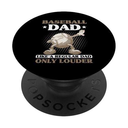 Vatertag Baseball Dad Parent PopSockets Klebender PopGrip von Baseball Dad Gifts for Men