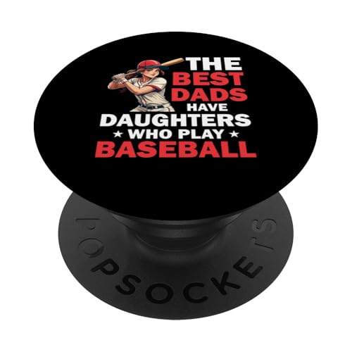 Vatertag Baseball Dad Parent PopSockets Klebender PopGrip von Baseball Dad Gifts for Men