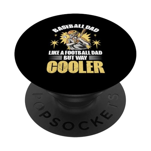 Vatertag Baseball Dad Parent PopSockets Klebender PopGrip von Baseball Dad Gifts for Men
