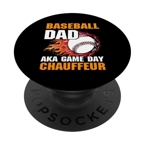 Vatertag Baseball Dad Parent PopSockets Klebender PopGrip von Baseball Dad Gifts for Men