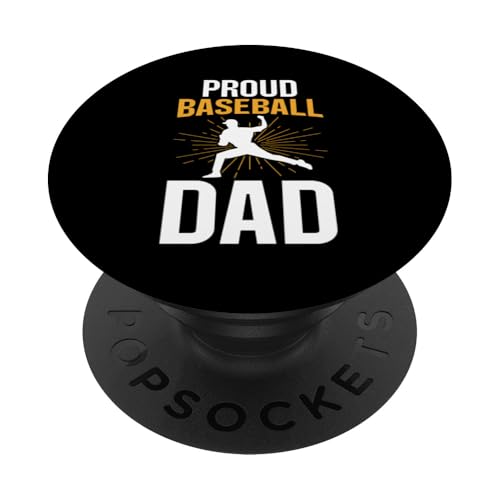 Vatertag Baseball Dad Parent PopSockets Klebender PopGrip von Baseball Dad Gifts for Men