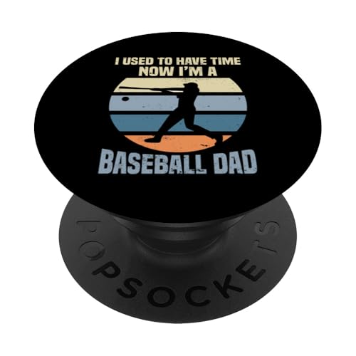 Vatertag Baseball Dad Parent PopSockets Klebender PopGrip von Baseball Dad Gifts for Men