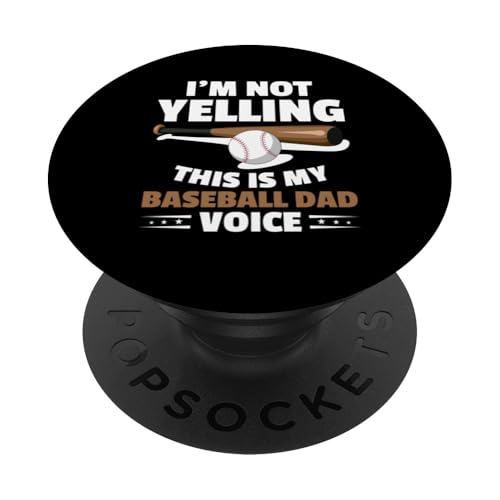 Vatertag Baseball Dad Parent PopSockets Klebender PopGrip von Baseball Dad Gifts for Men