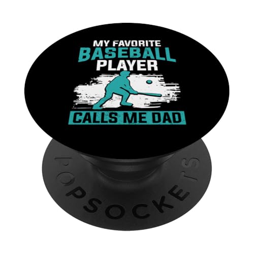 Vatertag Baseball Dad Parent PopSockets Klebender PopGrip von Baseball Dad Gifts for Men