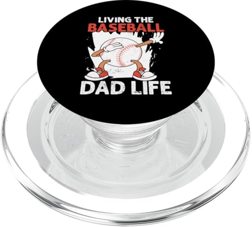 Vatertag Baseball Dad Parent PopSockets PopGrip für MagSafe von Baseball Dad Gifts for Men