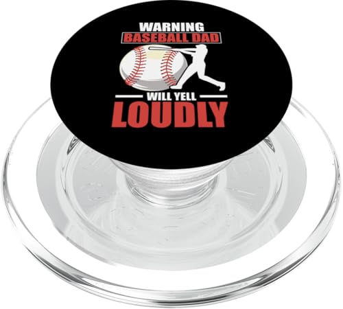 Vatertag Baseball Dad Parent PopSockets PopGrip für MagSafe von Baseball Dad Gifts for Men